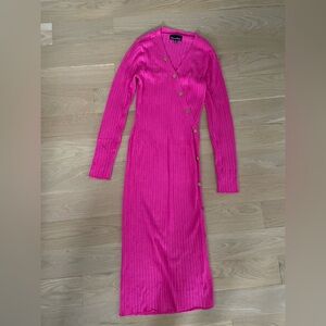 T.J.Maxx Pink Long Sleeve Dress